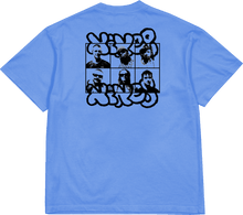 Load image into Gallery viewer, FACES TEE BLUE
