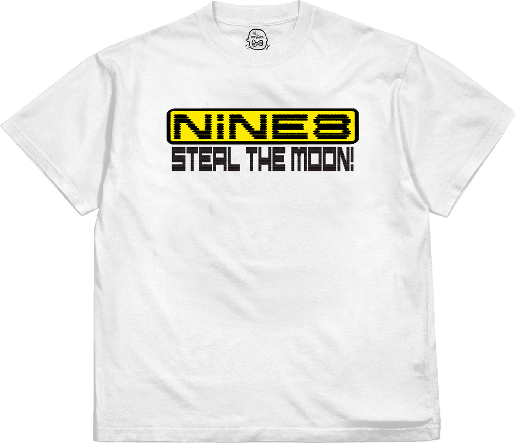 STEAL THE MOON TEE WHITE